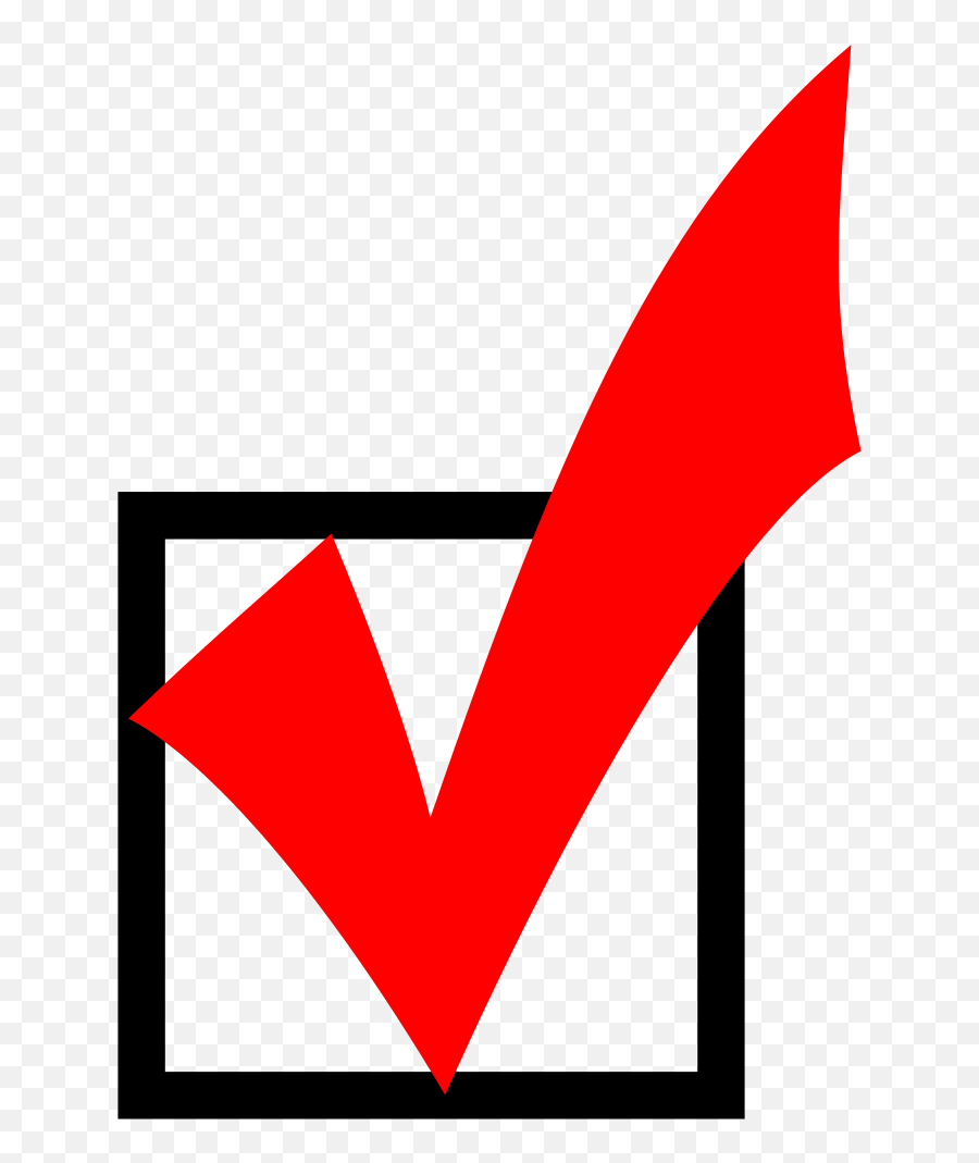 Red Checkmark - Red Check Mark In Box Emoji,Check Box Emoji
