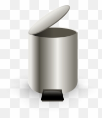 Trash Can Garbage - Open Trash Can Clipart Emoji,Trash Bin Emoji