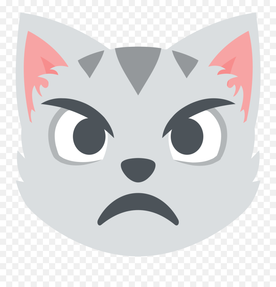 Emojione 1f63e - Emoji,Angry Emoji