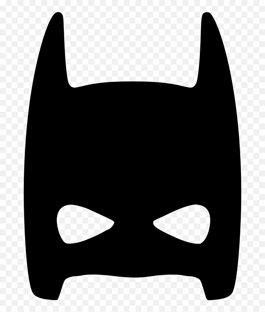 Face Mask Skin Hero Comments Clipart - Batman Mask Clipart Emoji,Moon Emoji Mask