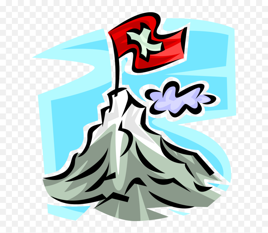 Vector Illustration Of Flag Of - Schweizer Berge Clipart Emoji,Switzerland Flag Emoji