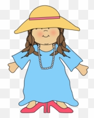 Playing Dress Up Clipart - Kids Emoji