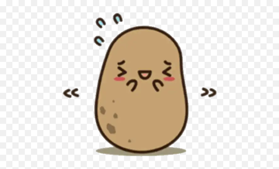 Kawaii Potato Whatsapp - Transparent Dancing Potato Emoji,Potato Emojis