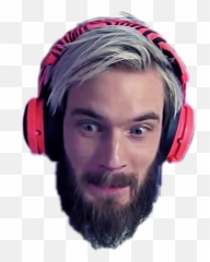 Pewdiepie Brofist Pewds Youtube - Transparent Headphones Png Emoji