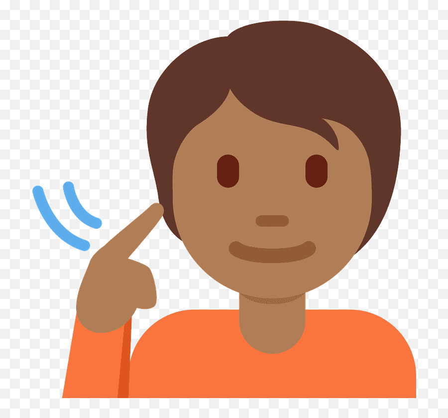Deaf Person Emoji Clipart Free Download Transparent Png - Persona Sorda,Person Emoji