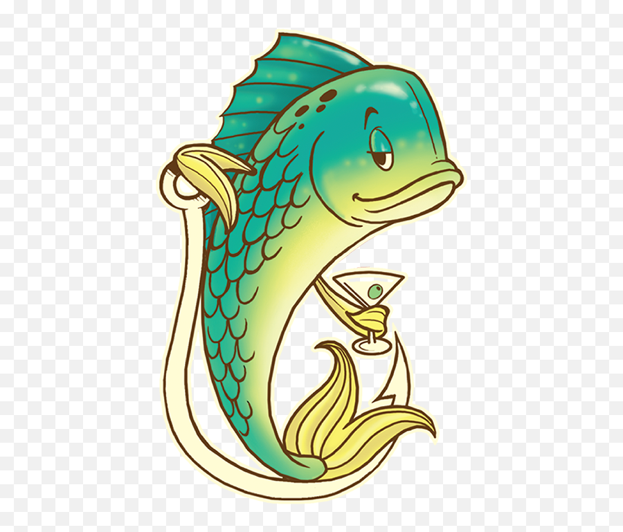 Clipart Fish Dinner Clipart Fish Dinner Transparent Free - Off The Hook Fish Art Emoji,Fish Hook Emoji