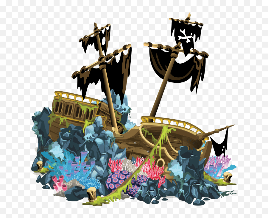 Sukenship Ship Ocean Pirates Pirate Sticker By Amanda - Shipwreck Transparent Emoji,Flag And Ship Emoji