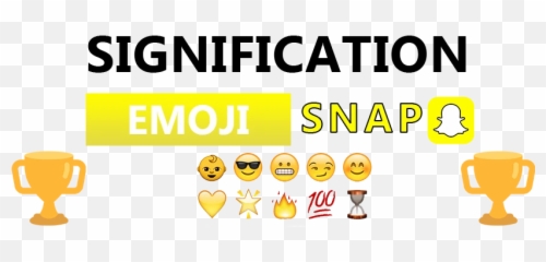 La Signification Des Emoji Snap - Poster,Emoji Snap