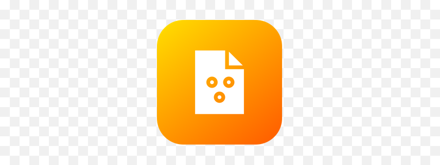 File Icon Of Glyph Style - Clip Art Emoji,Oops Emoji