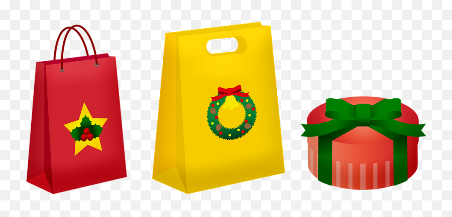 Christmas Gifts Presents Santa - Bag Emoji,Emoji Birthday Presents
