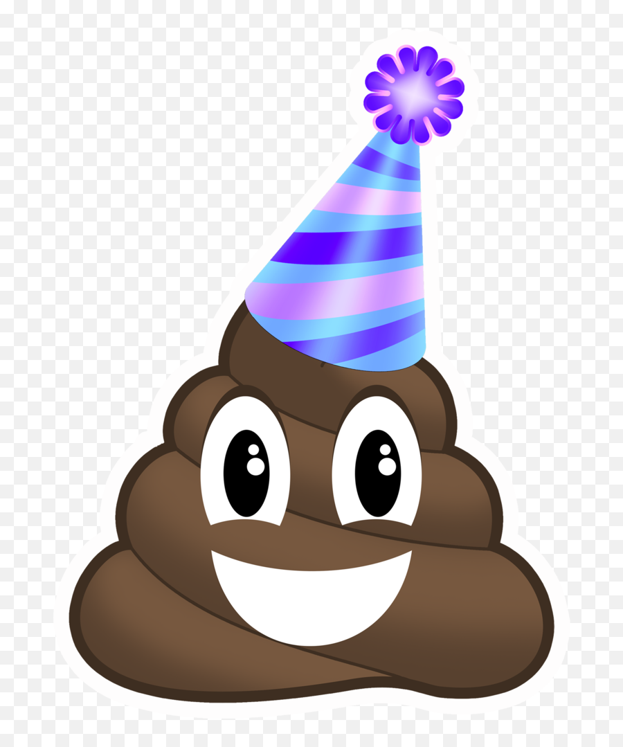 Party Emoji Png Images Collection For Free Download - Poop Emoji Birthday Hat,Printable Emojis