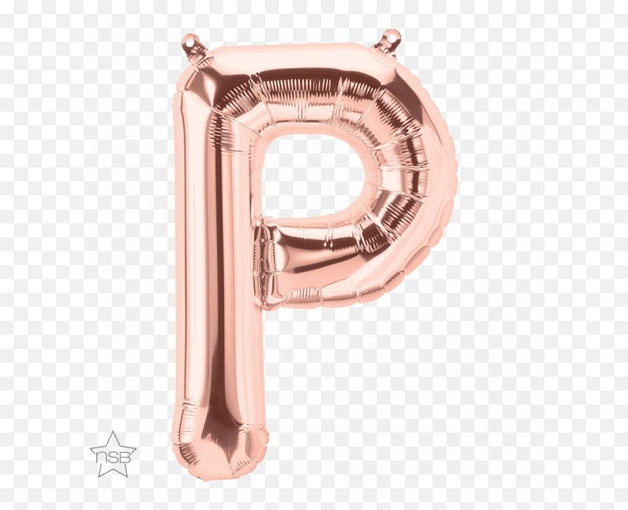 Rose Gold Shape Qualatex Foil Balloon - Metallic Balloon Letters Font Emoji,Shower Toilet Emoji