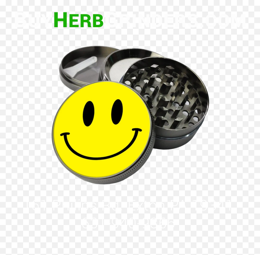 Crying Emoji Extra Large 5 Piece Herb Grinder With Microfine Mesh Screen - Weed Grinder,Pot Leaf Emoji