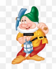 Snow White Sneezy Dwarf - Dwarfs Snow White Characters Emoji,Snow White Emoji