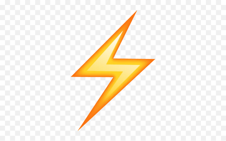 Voltage Emoji - Lightning Emoji Png,Lightning Emoji
