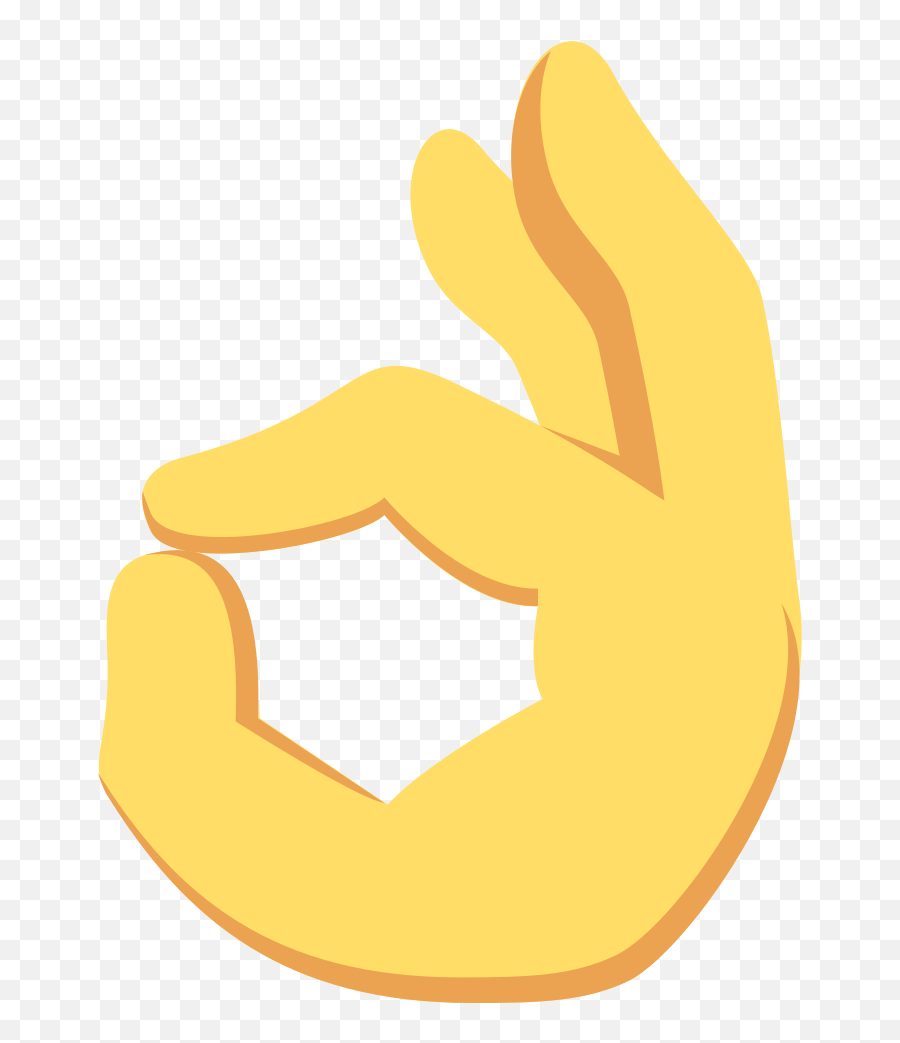 Emojione 1f44c - Ok Hand Emoji Transparent,Emoji