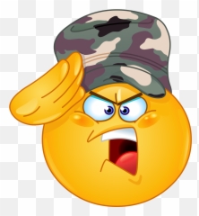 Army Emoji Decal - Salute Funny,Army Emoji
