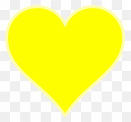 Download Free Png Yellow Heart Transparent Background - Clipart Emoji