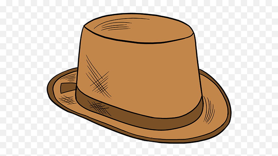 How To Draw A Top Hat - Cowboy Hat Emoji,Top Hat Emoji