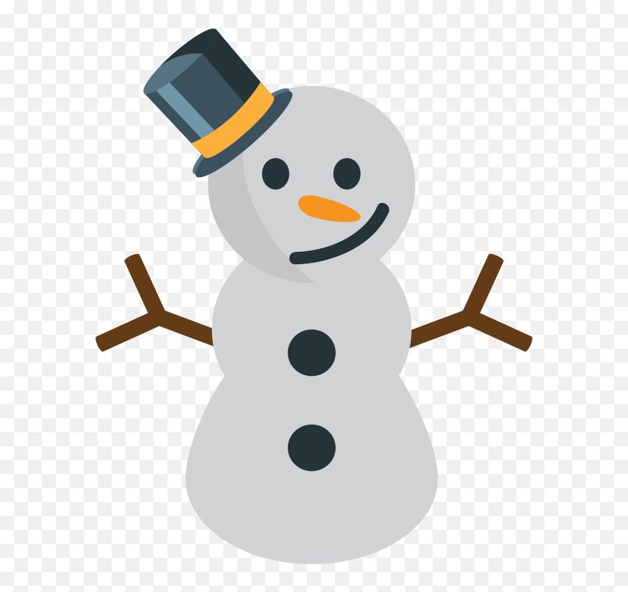 Emojione1 26c4 - Muñeco De Nieve Emoji,Snow Man Emoji