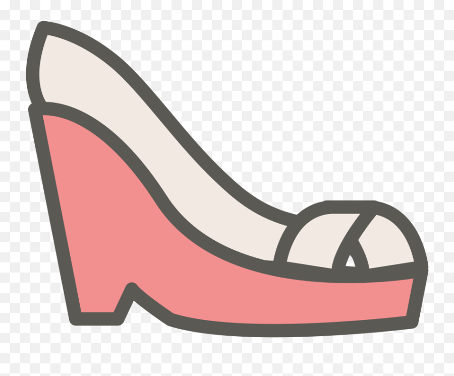 Wedge Icon - Women Shoes Icon Png Emoji,Emoji Shoes For Women