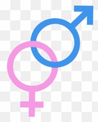 Male And Female Symbols - Masculine Feminine Emoji