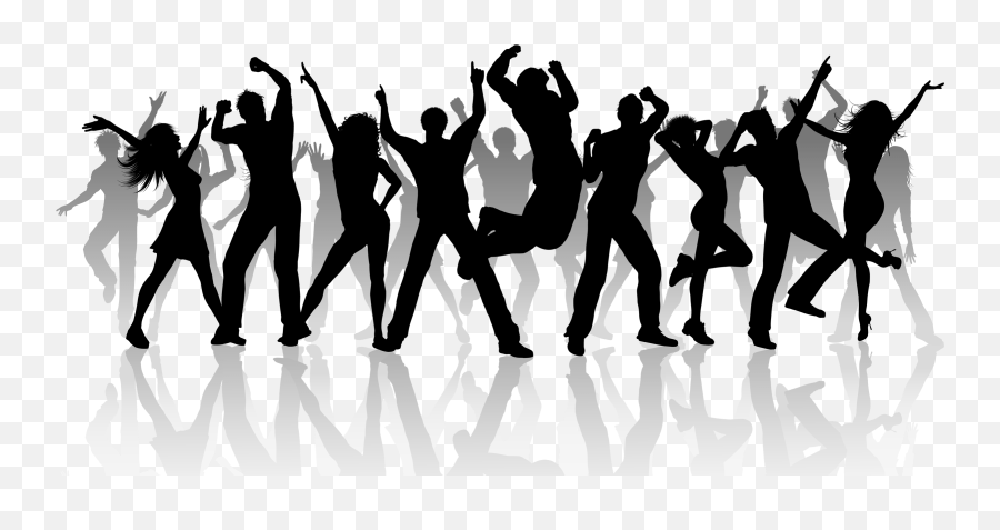 Old People Dancing Transparent Png - People Dancing Silhouette Png Emoji,Dance Party Emoticon
