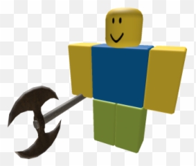 Noob With Axe - Roblox Nub Emoji,Axe Emoticon