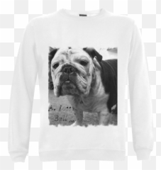 A - White English Bulldog Emoji