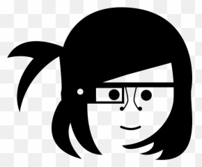 Girl Face With Google Glasses Comments - Eyes In Computer Png Emoji