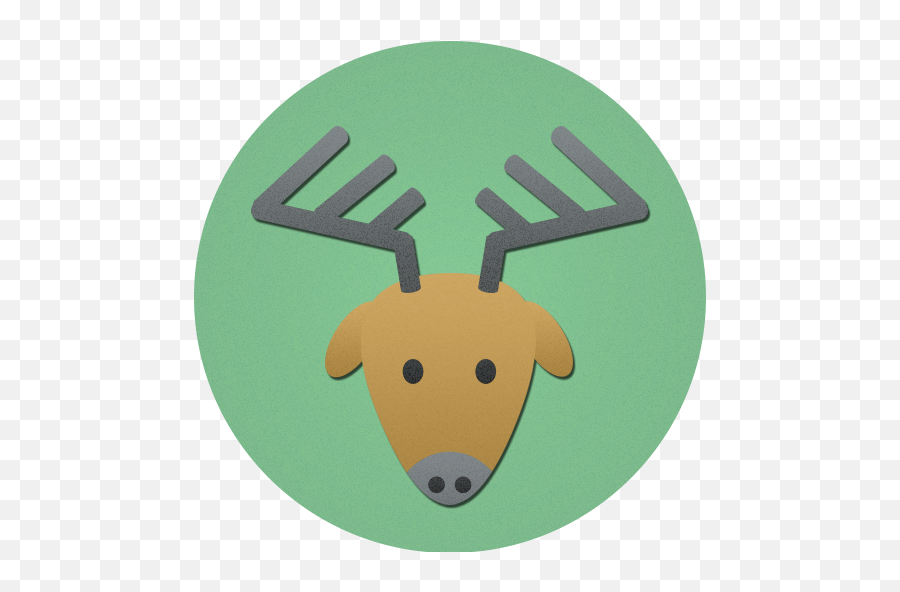 Reindeer Christmas Rudolf Deer Icon - Icon Emoji,Reindeer Emoji