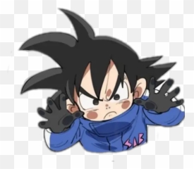 Goku 2 Stickers For Whatsapp - Desenhos Do Goku Kawaii Emoji,Goku Emoji