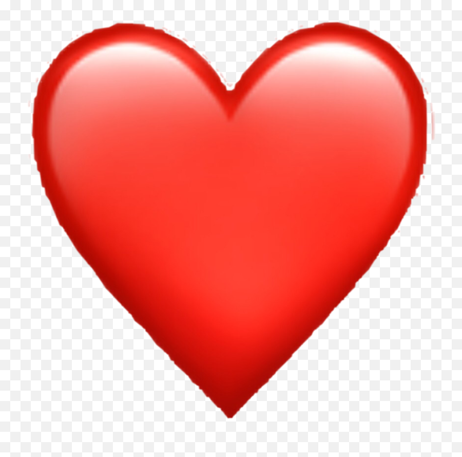 Heart Emoji Sticker Love Red - Iphone Red Heart Emoji,2 Heart Emoji
