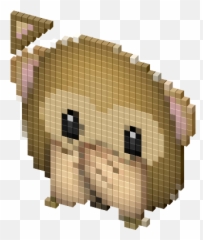 Monkey Emoji Cursor - Covering Mouth Transparent