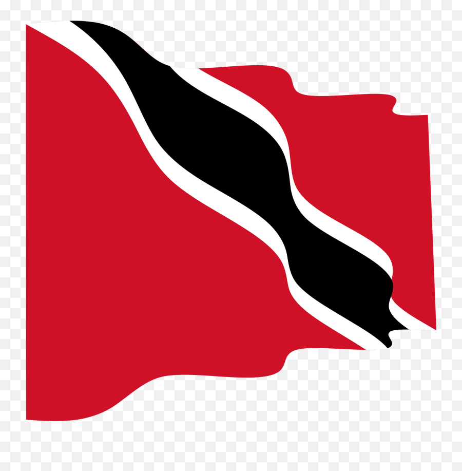 Trinidad And Tobago Wavy Flag Clipart - Warren Street Tube Station Emoji,Trinidad Flag Emoji