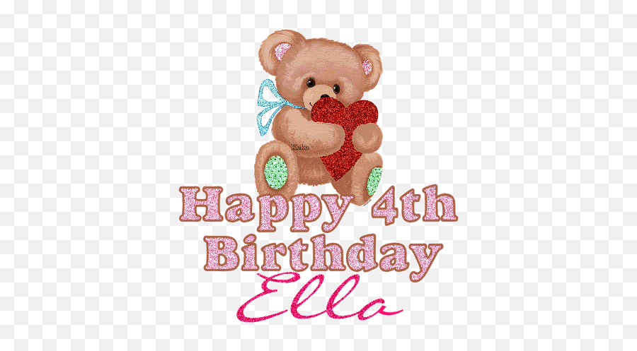Happy 4th Birthday - Desicommentscom Animated Happy 4th Birthday Girl Gif Emoji,Happy Birthday Emoticons For Facebook