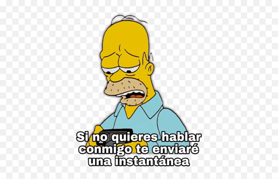 Homero Triste Twferrrwin - Stickers De Homero Triste Emoji,Emoji Whatsapp Significado