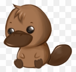 Platypus Whoaaa - Cute Platypus Drawing Emoji,Boobie Emoji