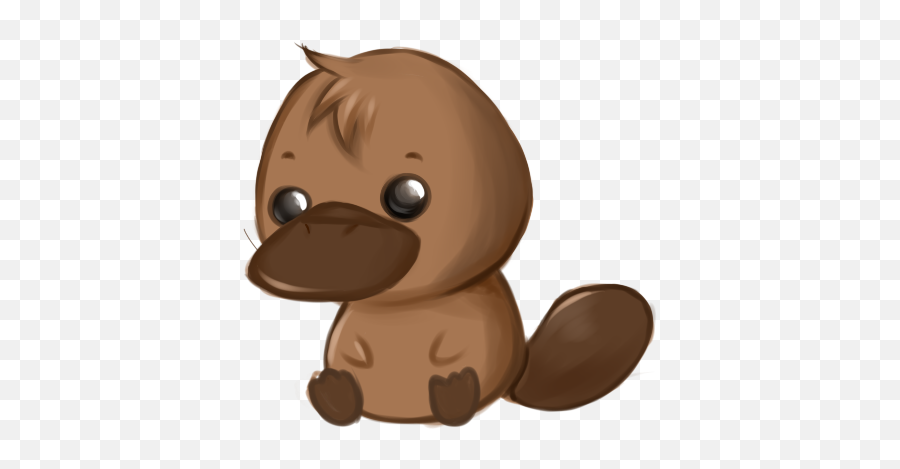 Platypus Whoaaa - Cute Platypus Drawing Emoji,Boobie Emoji