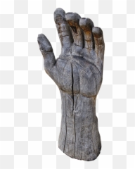 Hand Finger Wood - El Ve Bilek Heykelleri Emoji