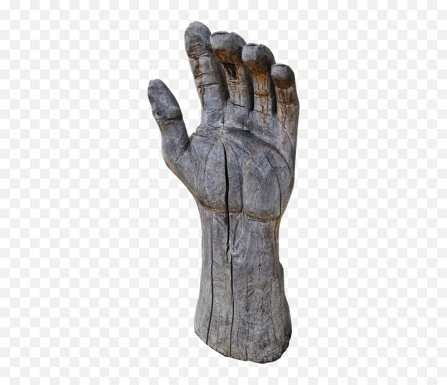 Hand Finger Wood - El Ve Bilek Heykelleri Emoji,Hand Emojis Meaning