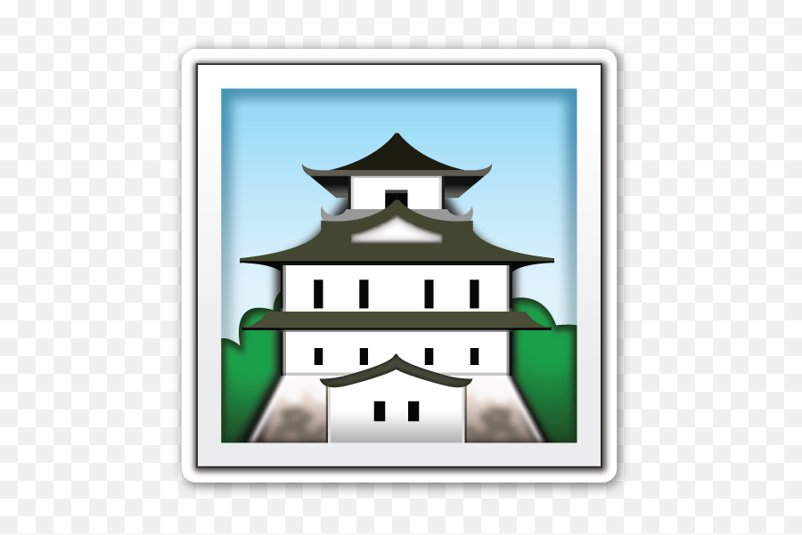 Japanese Castle - Emoji Japanese Castle,Castle Emoji