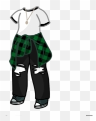 Green Gachalife Gahalifeedit Sticjer - Plaid Emoji