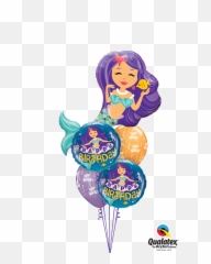 Mermaid - Mermaid Purple Hair Emoji,Birthday Balloon Emoji
