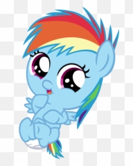 Rainbow Dash Fan Club - My Little Pony Baby Emoji