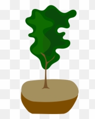 Tree In Pot - Bonsai Emoji,Palm Tree Emoticon
