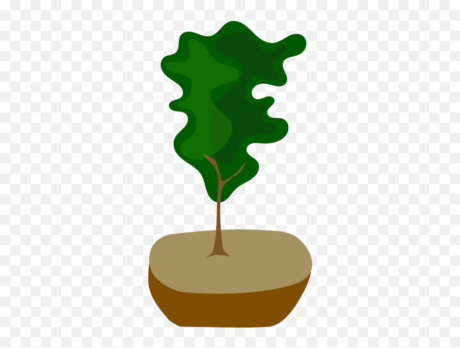 Tree In Pot - Bonsai Emoji,Palm Tree Emoticon