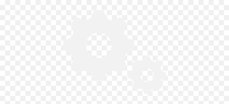 White Gear Png Gear Icon Png White Gear - Transparent Background Gear Icon White Emoji,Gears Emoji