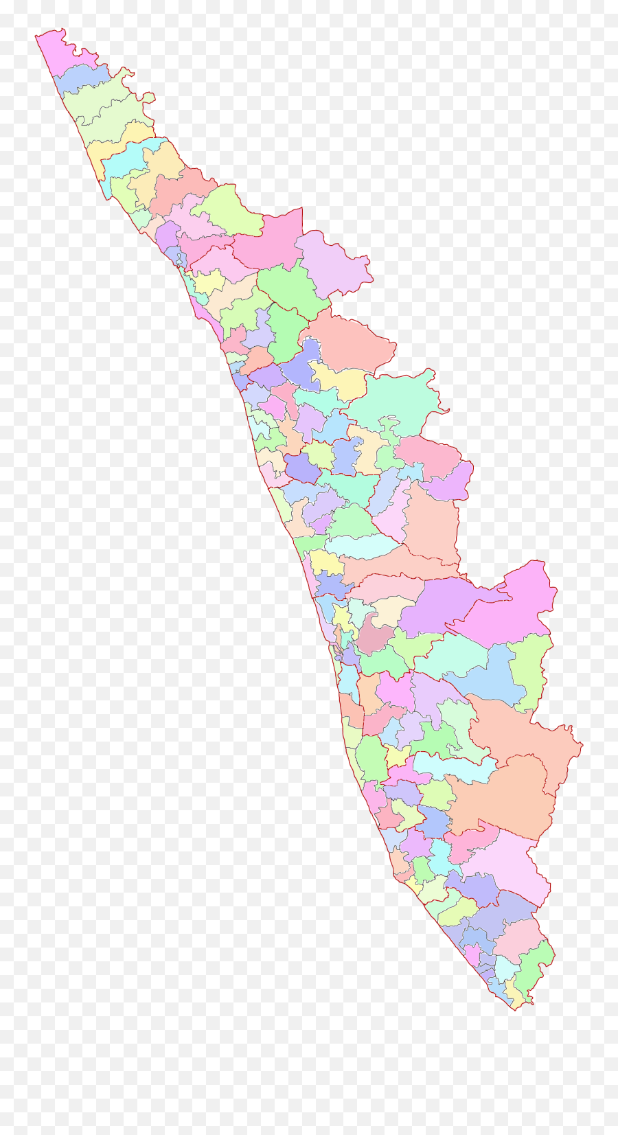 Constituencies With District Boundaries - Assembly Constituencies In Kerala Emoji,Politics Emoji