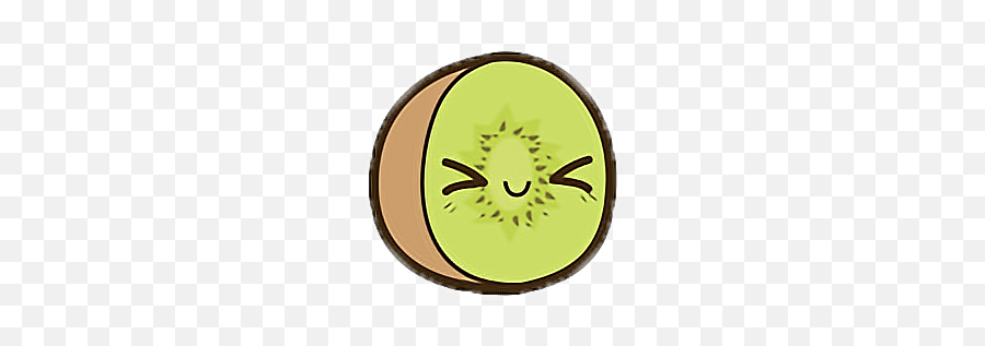 Tumblr Whatsapp Emoji Emoticon Png Transparente Transpa - Frutas Tumblr Kawaii,Kiwi Emoji